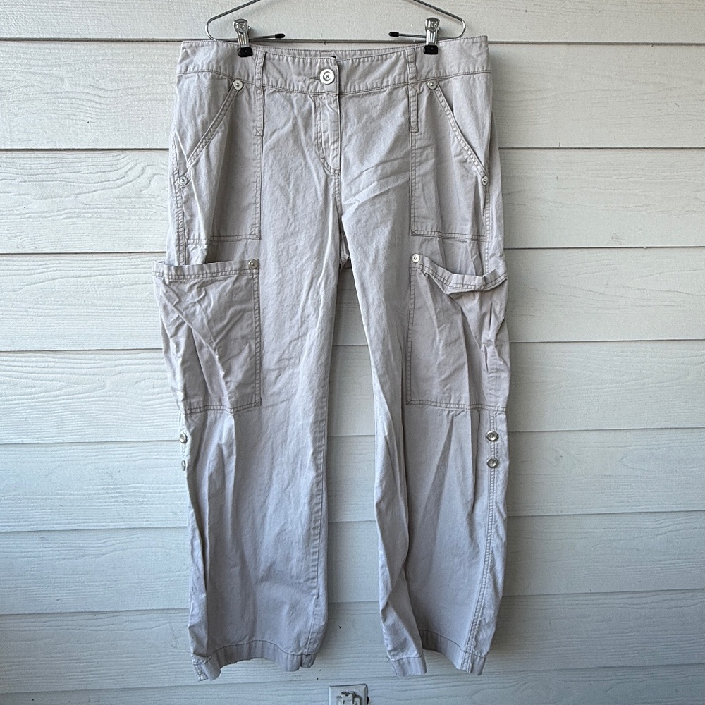 H&M Y2K Cargo Pants | US 16 | Cotton | Utility Streetwear | 2000s Style‎